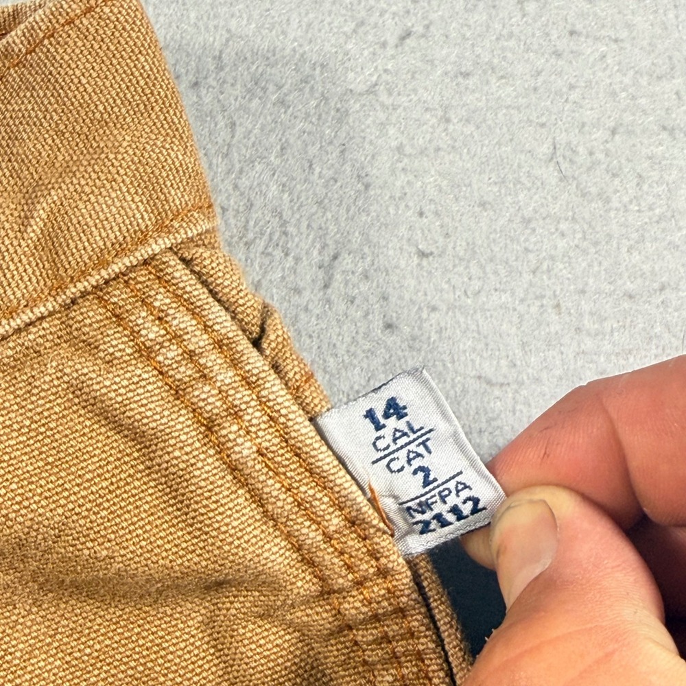 Tyndale FR Flame Resistant Work Pants Mens 40x32 Brown Duck Canvas NFPA 2112 USA - Picture 3 of 16